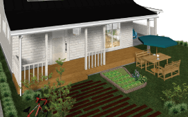 ルーフデッキのイメージイラスト