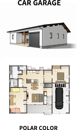 CAR GARAGE　見取り図