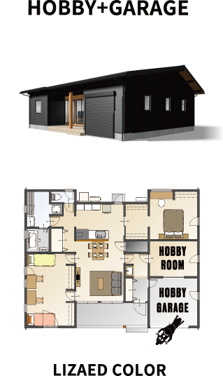 HOBBY+GARAGE　見取り図