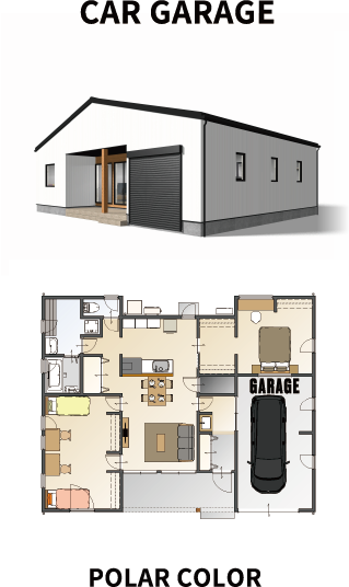 CAR GARAGE　見取り図